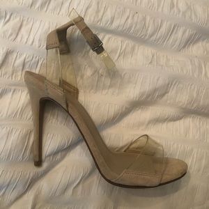 Nude/Clear, Kendall + Kylie, “Enya” Heels